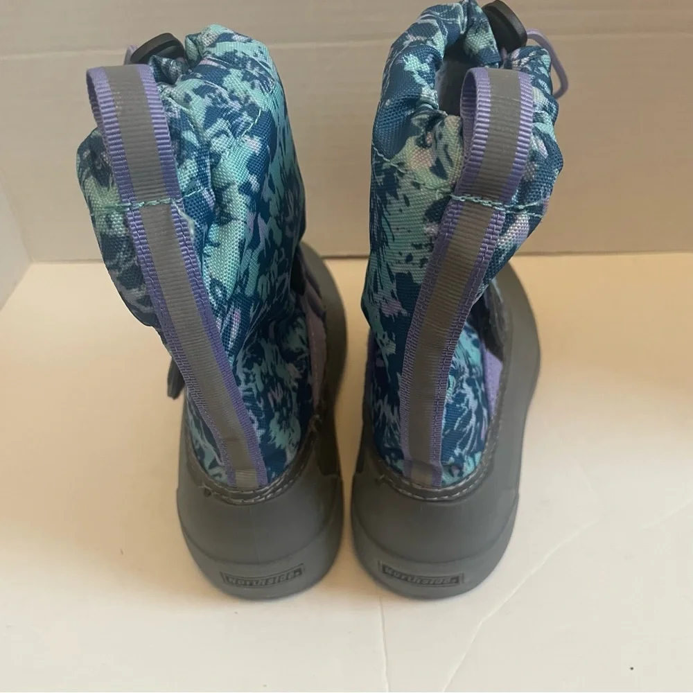 Northside Frosty Plus Insulated Winter Snow Boots Girls Size 13 Aqua/Lilac
